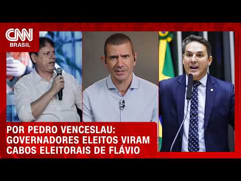 Governadores eleitos em 1° turno apoiam candidatura de Flávio; entenda| CNN 360°