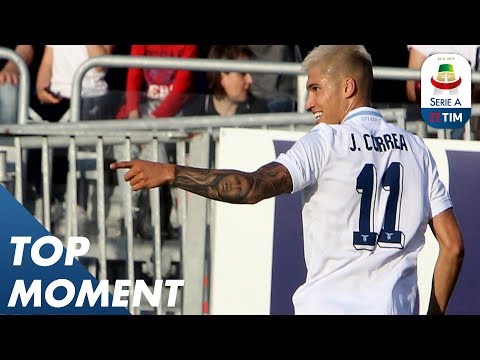 Correa's left footed finish from the centre of the box! | Cagliari 1-2 Lazio | Top Moment | Serie A