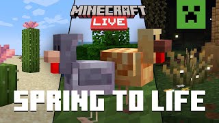 Minecraft LIVE – March 2025: SPRING TO LIFE