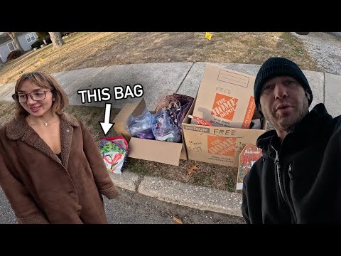 Trash Picking Christmas HAUL Blew Me Away...