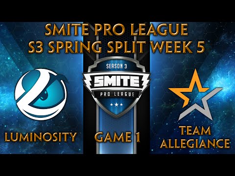 SPL S3 Spring: Week 5 - Luminosity vs. Team Allegiance (Game 1)