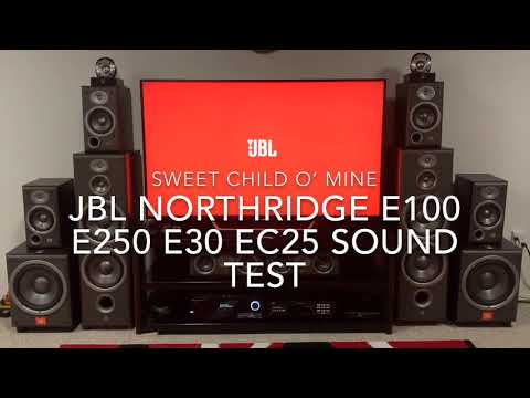 JBL Northridge E100 E250 E30 EC25 Sound Test🔊🔊🔊Guns N’ Roses - Sweet Child O’ Mine