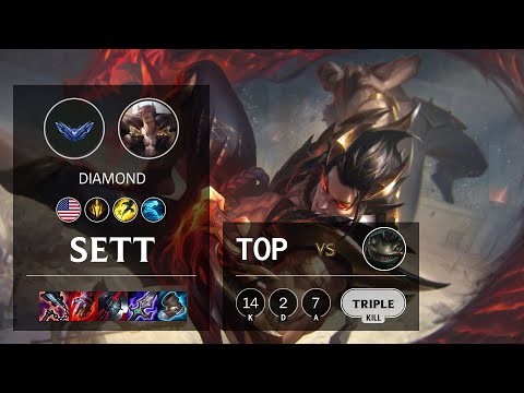 Sett Top vs Tahm Kench - NA Diamond Patch 12.1