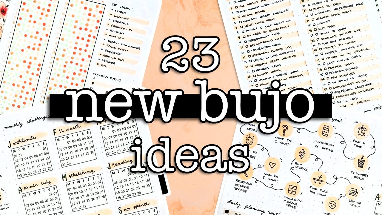 23 NEW bullet journal ideas for your 2023 setup 💜