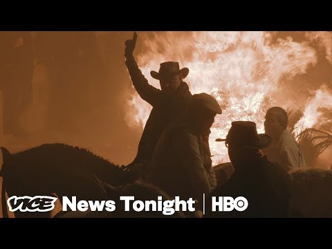 Horses Jump Fire & Venezuela's Two Presidents: VICE News Tonight Full Episode (HBO)