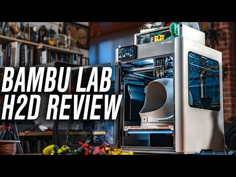 Bambu Lab H2D 3D Printer Review: Laser Cutter?!