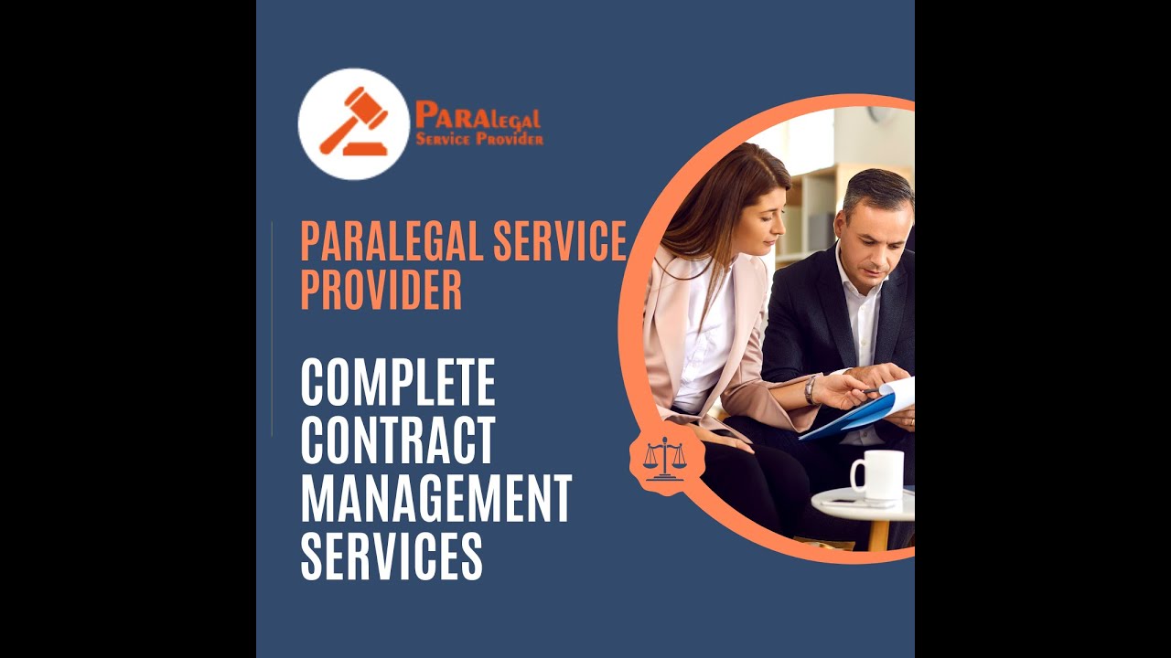 Contract Management Services for Law Firms | Paralegal Service Provider #contractmanagement #legal