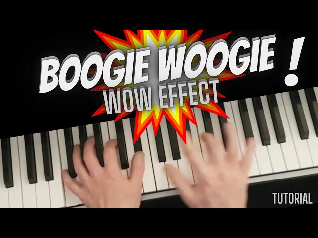 Vídeo relacionado con How to play boogie woogie piano clavier +enregistrements online