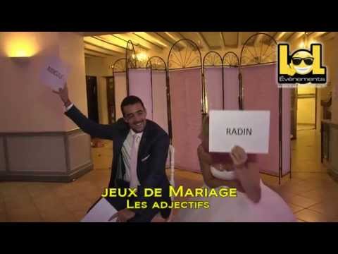 Jeu des Adjectifs pour mariage