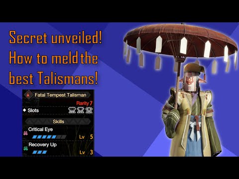 How to meld the best possible Talisman in Monster Hunter Rise! モンハンライズ