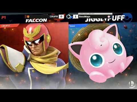 SOS 165 SSBU Losers Finals - CRUP!!! (Captain Falcon) vs BassMage (Jiggly Puff)