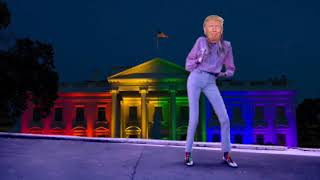 Trump Does the Diet Coke Peach DANCE