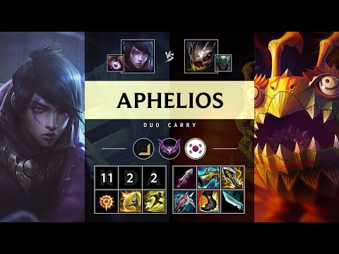 Aphelios ADC vs Kog'Maw - KR Master Patch 25.06