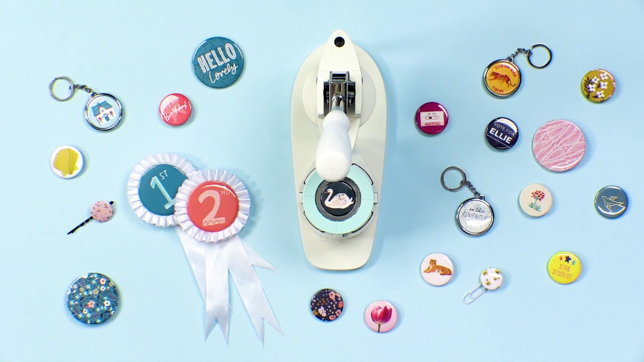 We R Memory Keepers Stickers adhésifs en mousse Button Press, Blanc