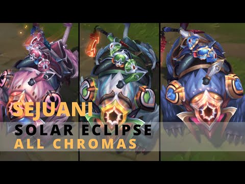 Solar Eclipse Sejuani All Chromas - League Of Legends