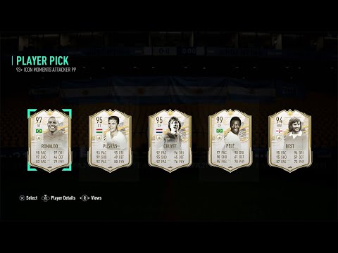 REPEATABLE 93+ ICON MOMENTS ATTACKER PLAYER PICKS & 95+ ICON MOMENTS PACKS! #FIFA21 ULTIMATE TEAM