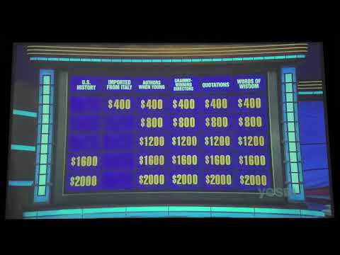 Double Jeopardy, Kevin Hirsh Day 1 - 2nd Daily Double (6/1/21)