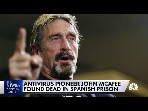 Antivirus pioneer John McAfee found dead in Spanish prison