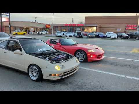 Dodge Viper Crashes During Street Race || ViralHog