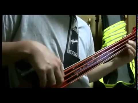 ashbory Bass Part 3/5　Donna Lee ウォーキング　意地でも5フレット以内で