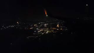 preview picture of video 'Landing Moscow SVO Beriut Boeing 737 night Aeroflot'