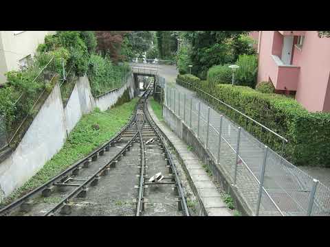 Standseilbahn 8000.03 Zürich Rigiblick Talfahrt 2020
