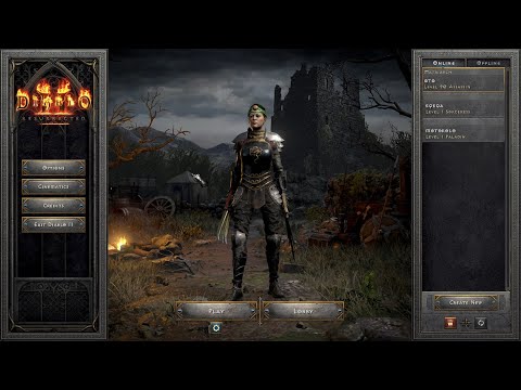 Diablo 2 Resurrected - LIGHTING TRAP ASSASSIN 380MF - Hell Chaos Sanctuary Run - Kill Diablo