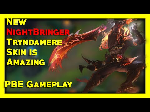 Nightbringer Tryndamere  Skin is AMAZING - League Of Legends