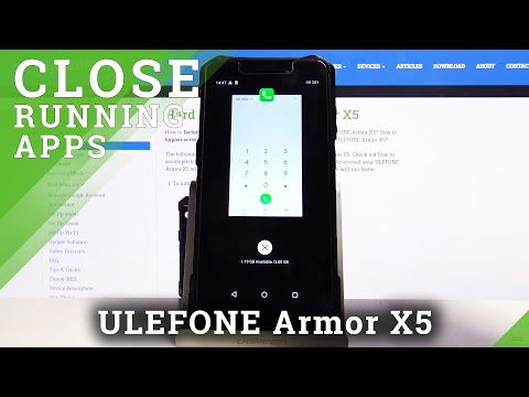 How to Turn Off Background Apps in ULEFONE Armor X5 - Close Running Apps