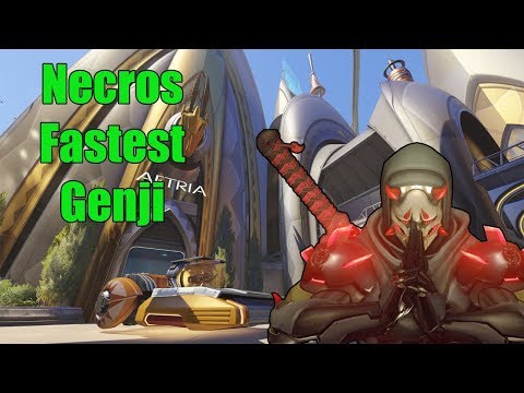 Genji Gameplay - Necros  Fastest Genji EU - Pro Overwatch Season 15