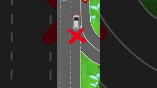 Use the turn signal correctly when entering the main road #driving #car #tips