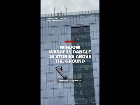 Window washers left dangling 15 stories above the ground