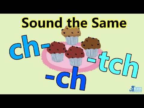 ch-  -ch  -tch | Sound the Same | h family | Consonant Blends |A Chubby Child | Go Phonics 4C Unit 1