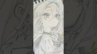 ⚡️毎日アナログ原画制作チャレンジ中！✍🏻 #アナログイラスト #drawing #animeart  #shorts