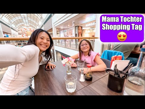 Mama Tochter Tag 😍 Shopping mit Elisa! Klamotten Haul & lecker Essen | Mama VLOG Mamiseelen