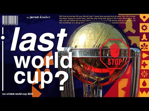 Is this the last ODI World Cup? | Cricket Analysis 2023 | #odiworldcup2023
