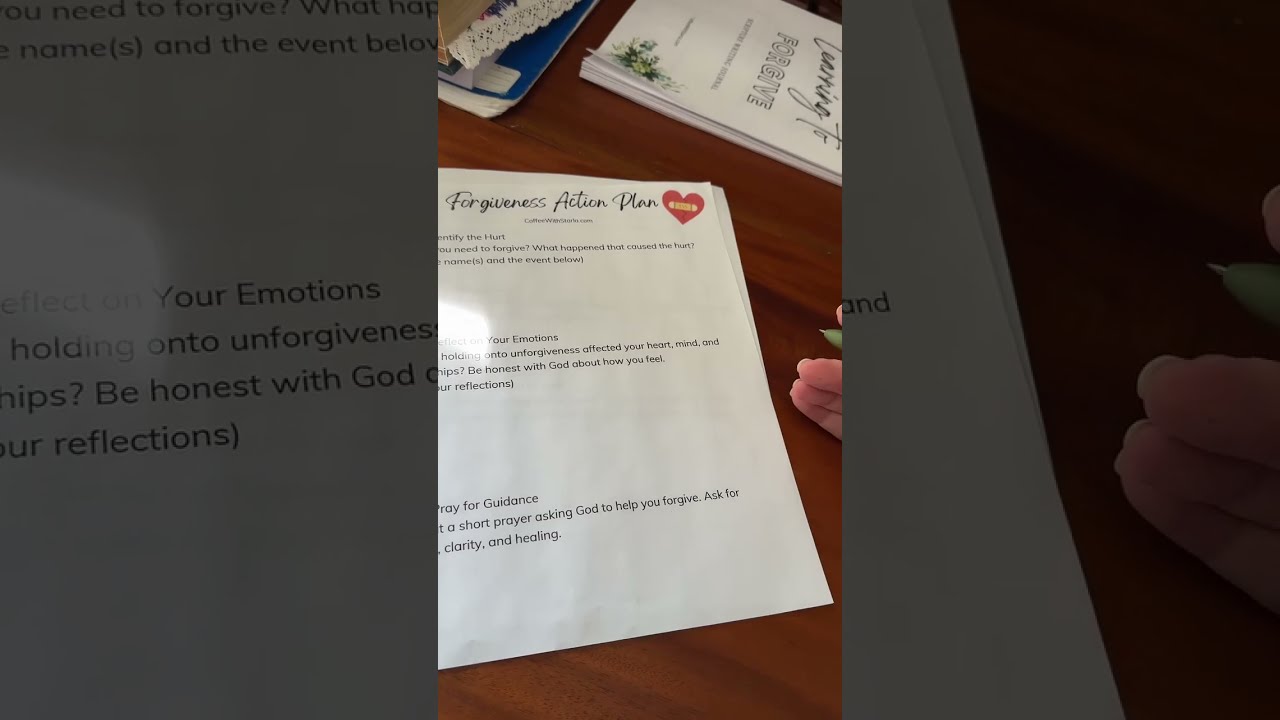 Forgiveness Action Plan PDF