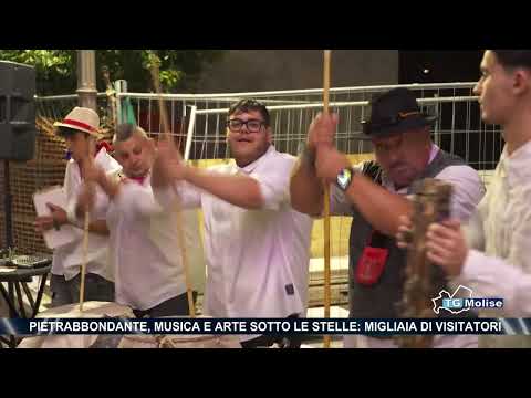 Pietrabbondante, musica e arte sotto le stelle: migliaia di visitatori