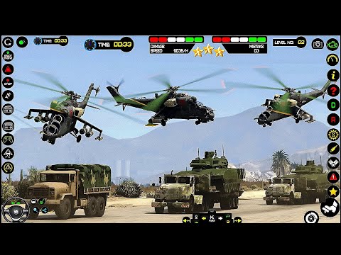 US Army Truck Driving Simulator 3D -Army Battle simulator game - Android Gameplay