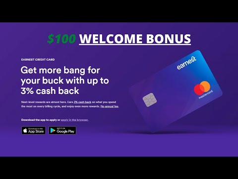 Earnest Credit Card (Up to 3% Cash Back Rewards)