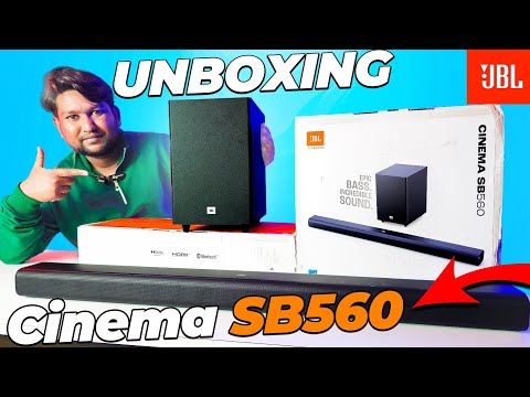 Thumbnail for NEW JBL Cinema SB560/550 Dolby Soundbar⚡️UNBOXING/REVIEW⚡️250watts Extra Deep Bass | ONLY ₹17999
