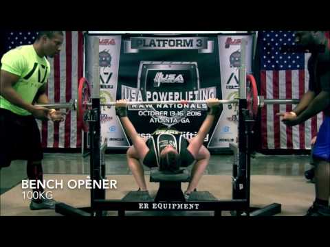 Rori Alter USAPL Raw Nationals 2016: 4th Place 72kg Women's Open; 470kg/1,036lb Total