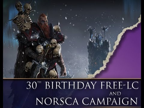 Warhammer Total War: 30 Free Regiment of Renown Units + Norsca Gameplay Stream | SurrealBeliefs