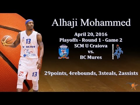 Alhaji Mohammed vs. SCM U Craiova - Apr 20, 2016