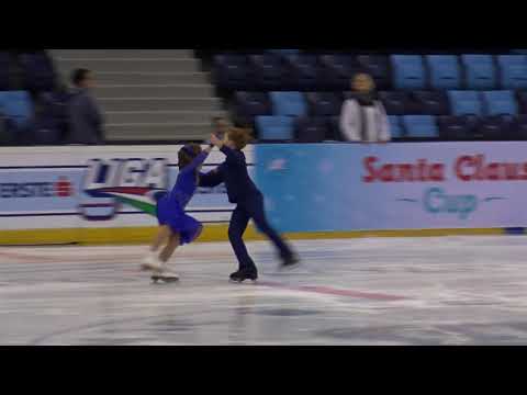 2017 Santa Claus Cup:Arina VSHIVTSEVA-Bogdan SHCHENNIKOV(RUS)-ID NON ISU BASIC NOVICE, Fourteensteps