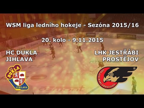 20. kolo (9.11.2015) Dukla Jihlava - LHK Jestřábi Prostějov