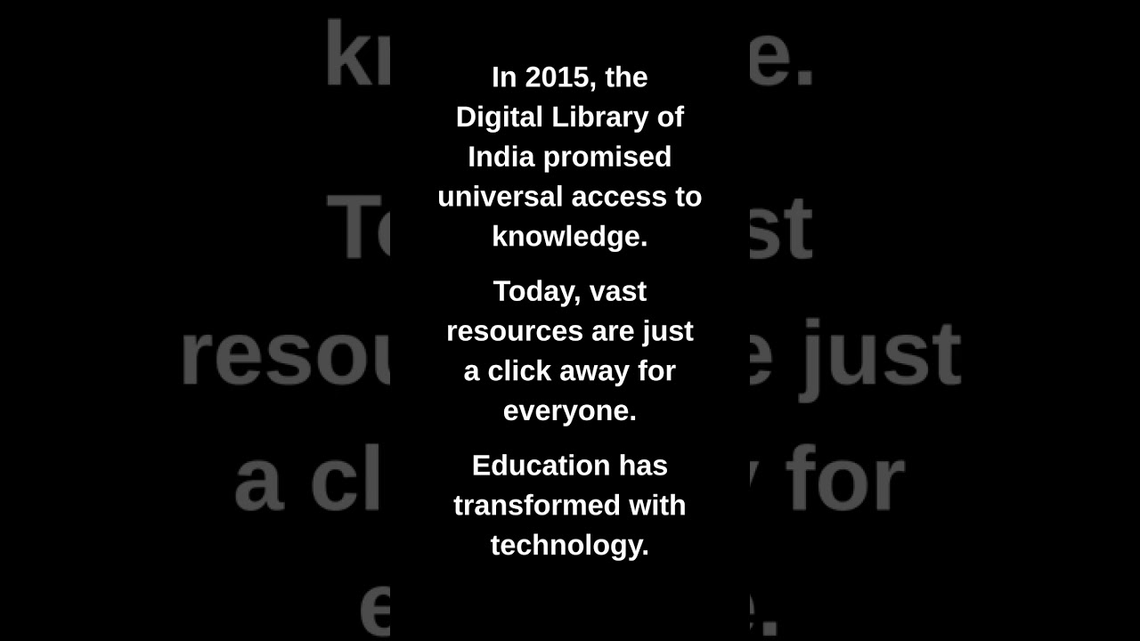 In 2015, the Digital Library of India promised universal access to knowledge.
