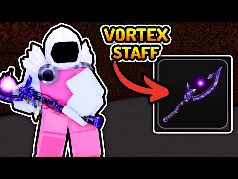 SHOWCASING The VORTEX STAFF In Roblox FLAG WARS!