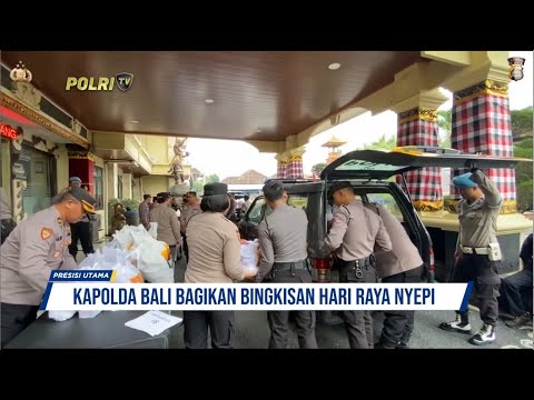 POLDA BALI PENDISTRIBUSIAN BINGKISAN HARI RAYA NYEPI