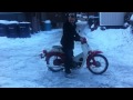 Burnout On A Honda C70